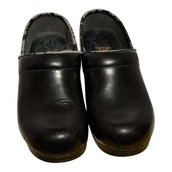 Dansko XP 2.0 Professional Black Leather Nursing Clogs Women's Size 37 6.5-7 - Picture 4 of 9